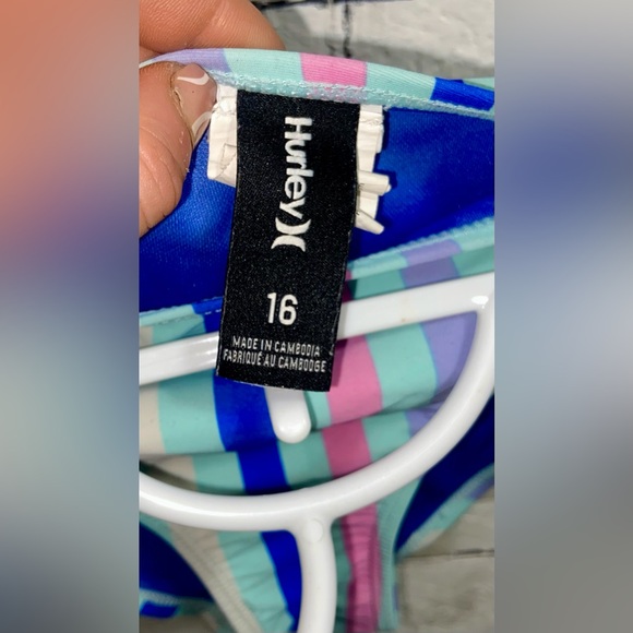 Hurley Two Piece Bathing Suit Sz Small - Picture 5 of 11